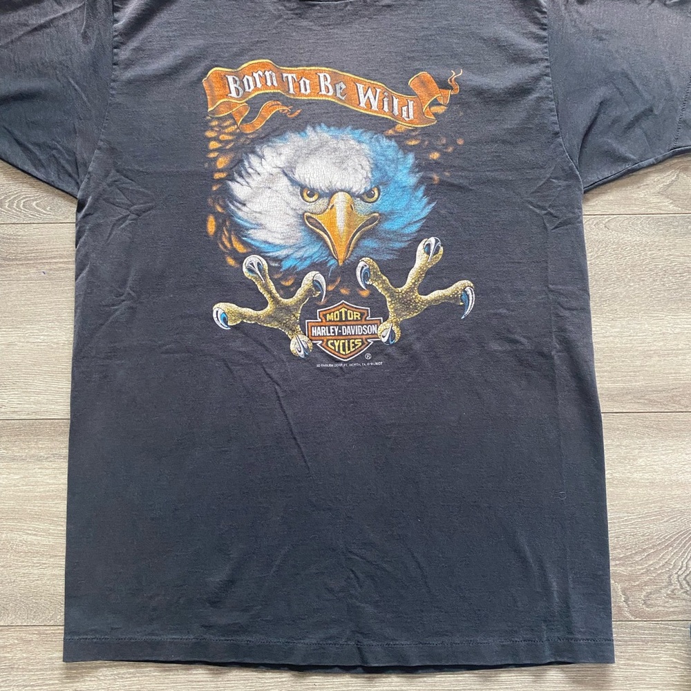 Vintage Harley-Davidson t-shirt. “Scooter Skins”, Bridgewater, NS